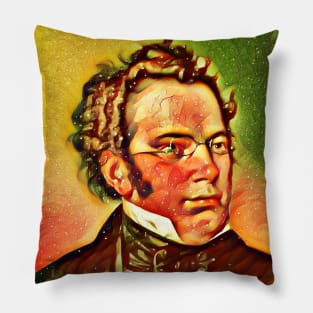 Franz Schubert Snow Portrait | Franz Schubert Artwork 14 Pillow