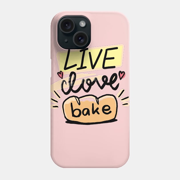 bread baker lover Phone Case by thecolddots