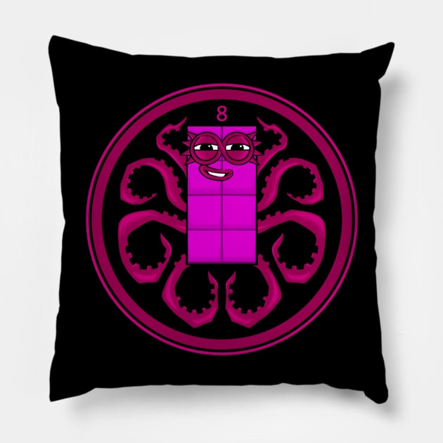 hail octoblock Pillow by spoilerinc