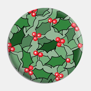 Holly Berries Pin