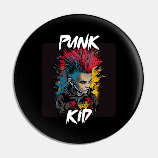 Graffiti Style - Cool Punk Kid 3 Pin