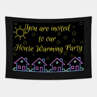 House Warming Party Tapestry