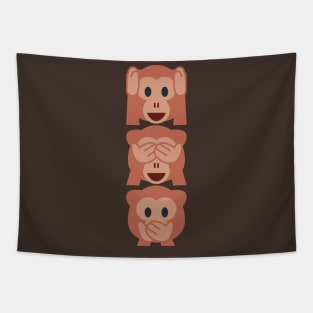 Three monkey Tapestry