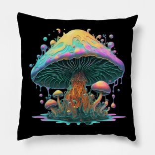 Space Magical Mushroom Pillow