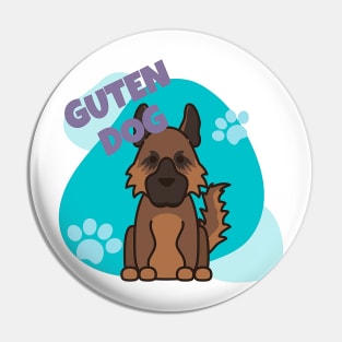 Guten Dog German Shepherd Dog GSD Alsatian Pin