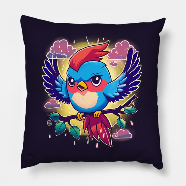 Thunderbird Pillow by CreativeSage