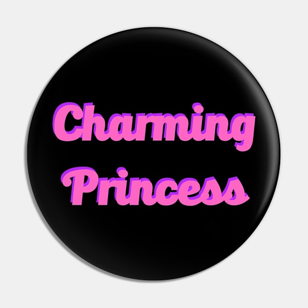 Charming princess Pin by SharpArtShop