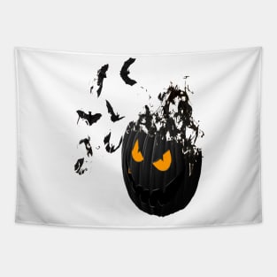 Halloween watermelon Tapestry