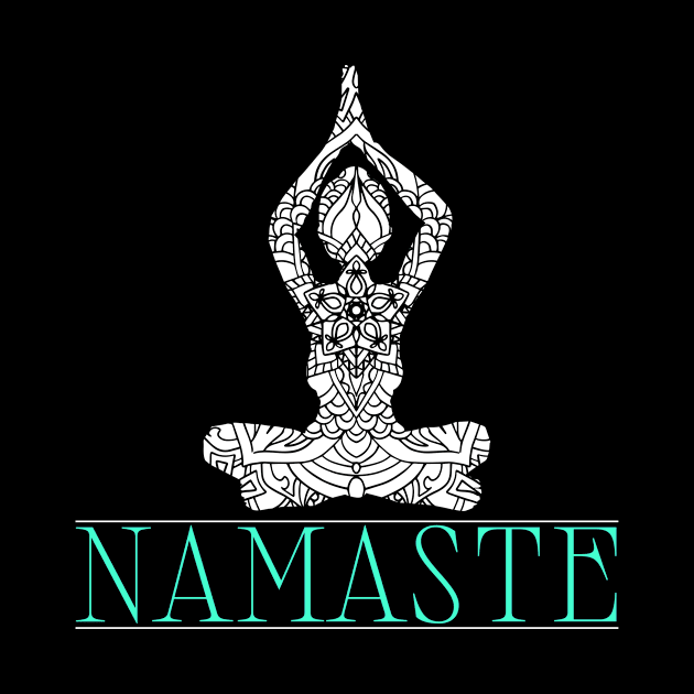 Namaste Yoga Buddhism Meditation by KAWAIITEE