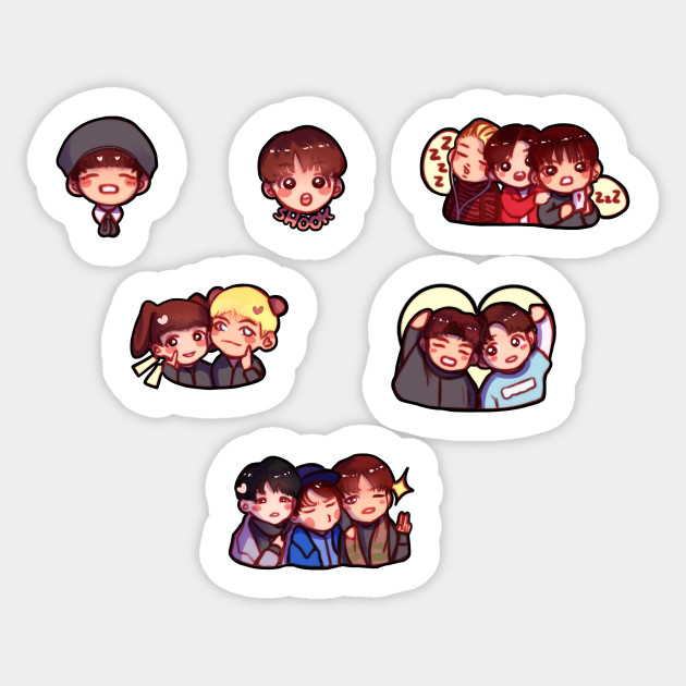 Vkook Stickers Bts  Sticker TeePublic