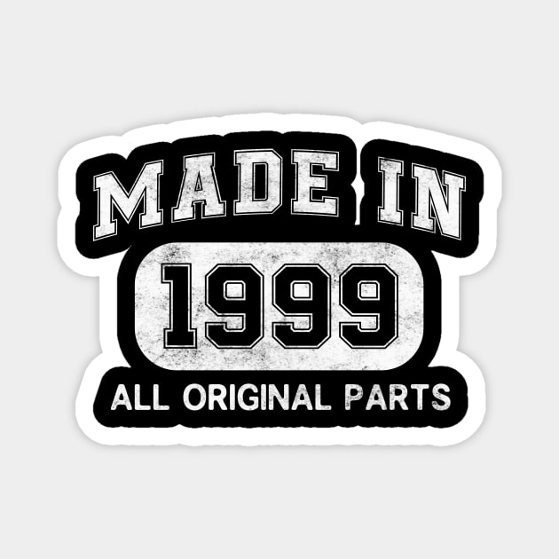 Made in 1999 Birthday gifts 23 Years old 23rd Bday Present Magnet by flandyglot
