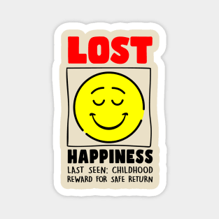 In search of happiness Magnet