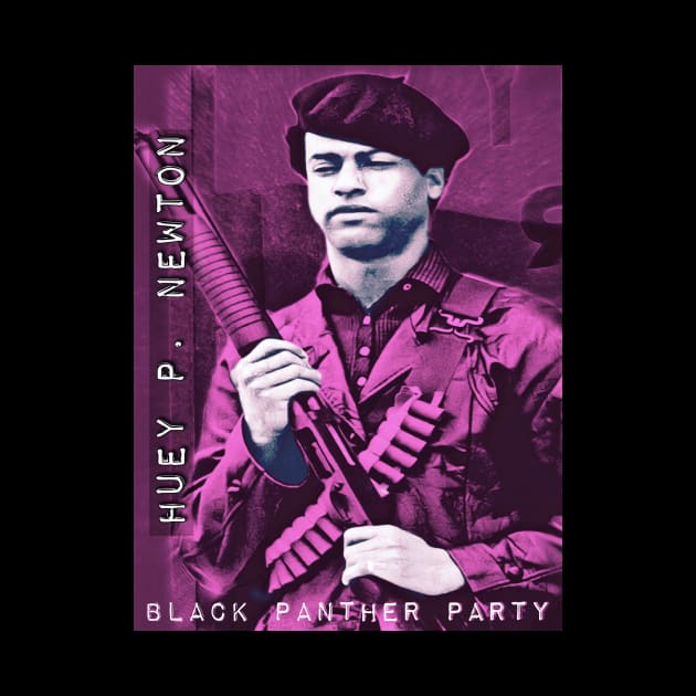 Huey P. Newton (P) by BlackOzean