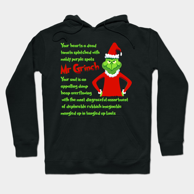 grinch hoodie sweatshirt