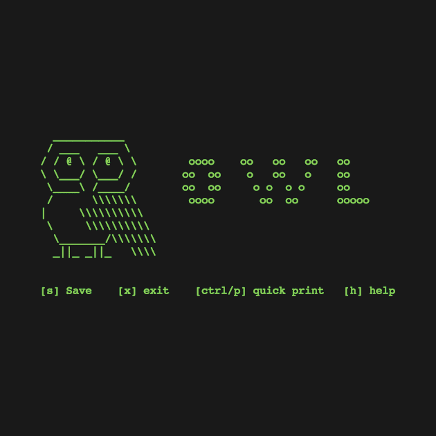 Owl ascii draw by FBdesign