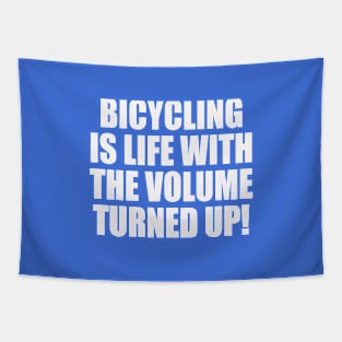 inspirational quotes for bicyclist Tapestry