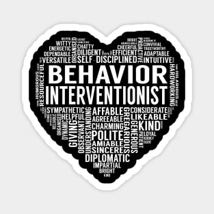 Behavior Interventionist Heart Magnet