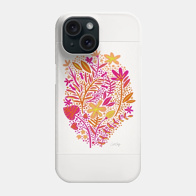 orange garden Phone Case by CatCoq