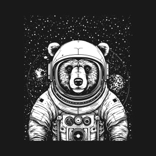 Vintage bear astronaut T-Shirt