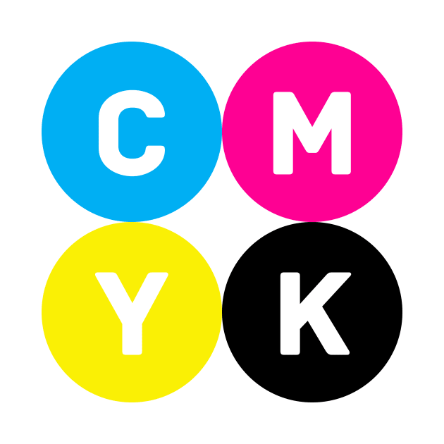 CMYK Circles by AndromedaDesigns