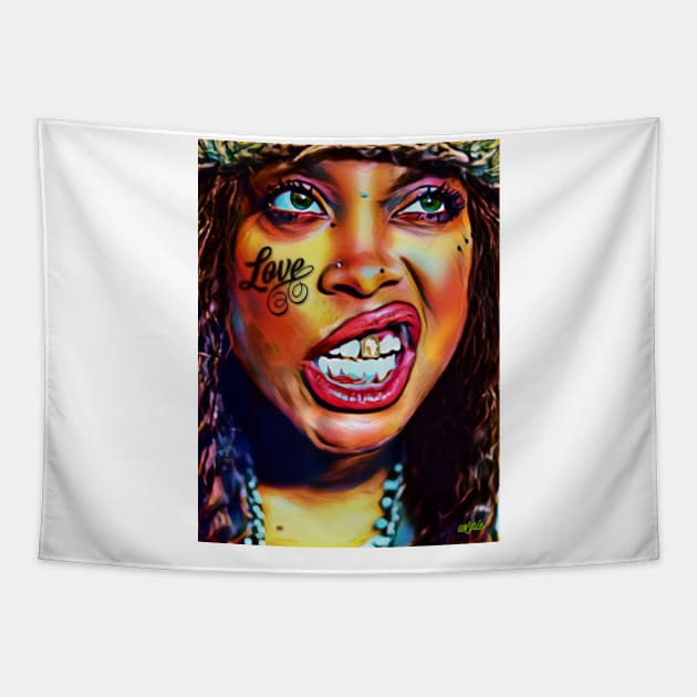 Badu Tapestry by Esoteric Fresh 