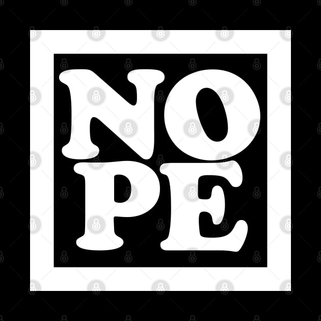 NOPE 3 by Maries Papier Bleu