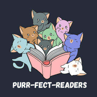 Cats reading a book T-Shirt
