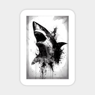 Great White Shark Portrait Magnet