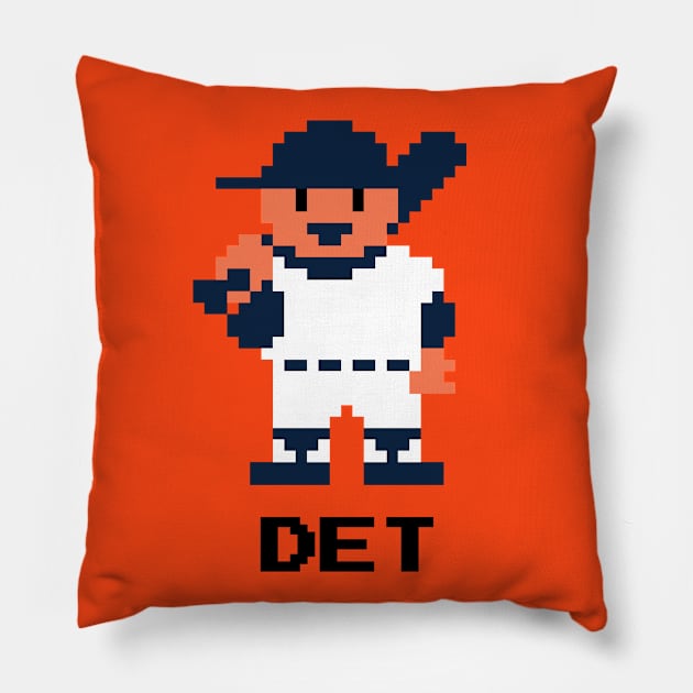 RBI Baseball - Detroit Pillow by The Pixel League