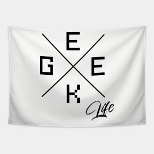 Geek Life Design Tapestry