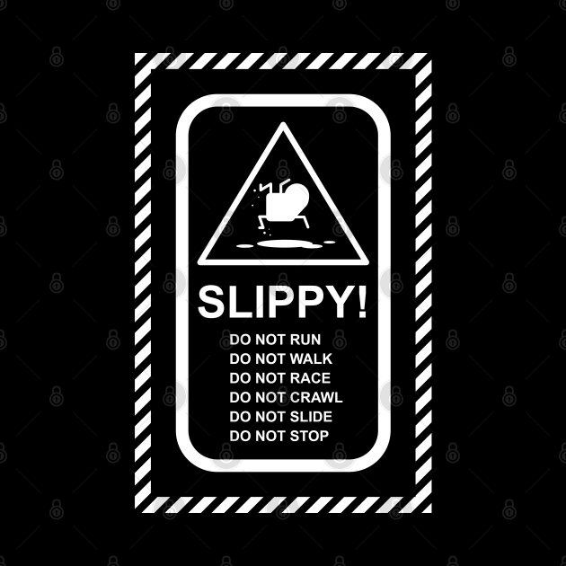 Slippy Sign (White) - Amazing World of Gumball by Roufxis