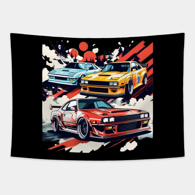 Legends of JDM Tapestry by Tuner Society SA