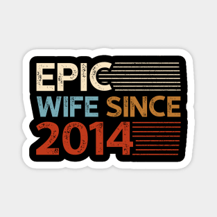 Epic Wife Since 2014 Magnet