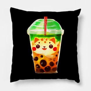 boba tea Pillow