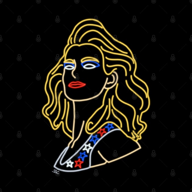 Neon Liberty Belle by SpectreSparkC