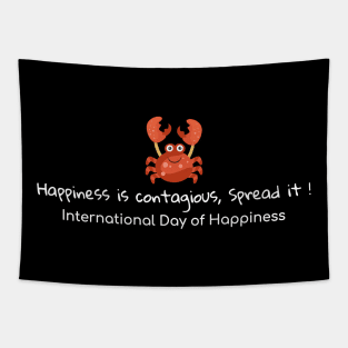 International Day Of Happiness Tapestry