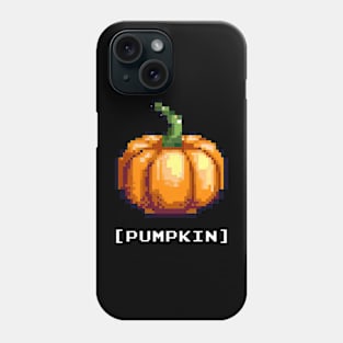 Pumpkin pixel art Phone Case