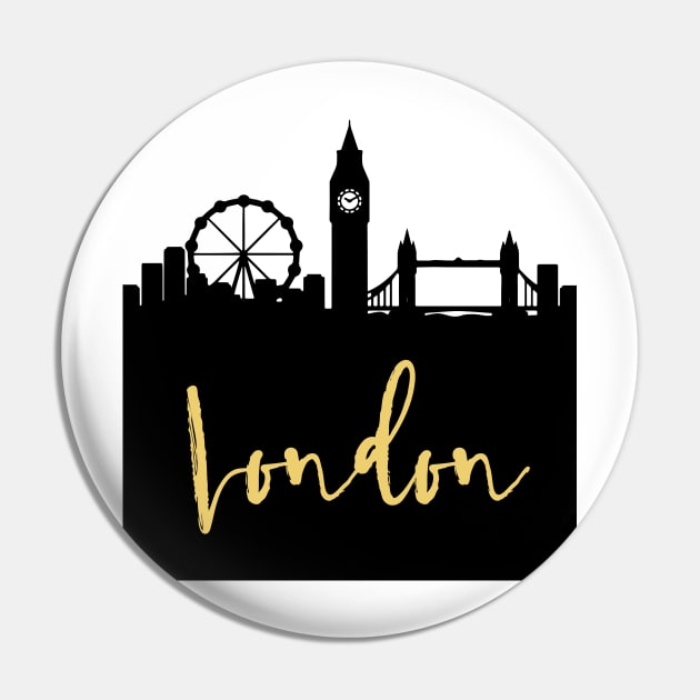 LONDON ENGLAND DESIGNER SILHOUETTE SKYLINE ART Pin by deificusArt