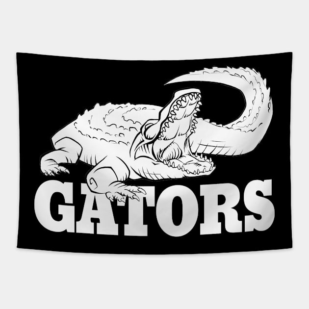 Gators Mascot Tapestry by Generic Mascots