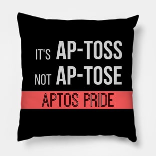 Funny Aptos Pride Bay Area California Design Pillow