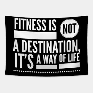 Fitness is a Way of Life Tapestry