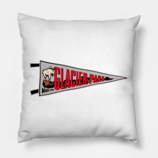 Glacier National Park Pennant Pillow