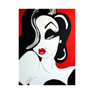 Jessica Rabbit - Black & White T-Shirt