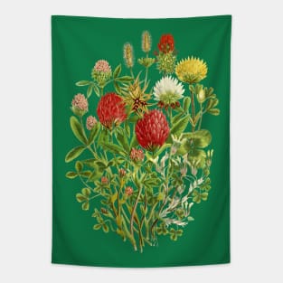 Clover Flowers Bouquet Tapestry