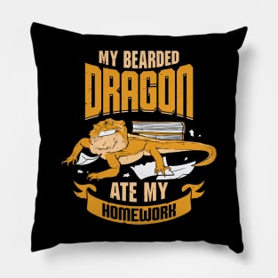 My Bearded Dragon Ate My Homework Pillow