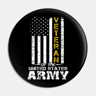 US Army Veteran, Veteran of the US Army Pin