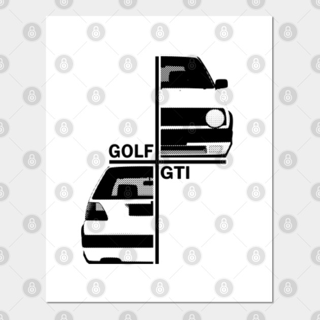 Vw Golf Gti Mk2 Posters And Art Prints Teepublic