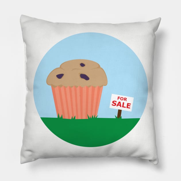 House for sale Pillow by Ivelisse