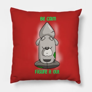 Meditation Gnome Pillow