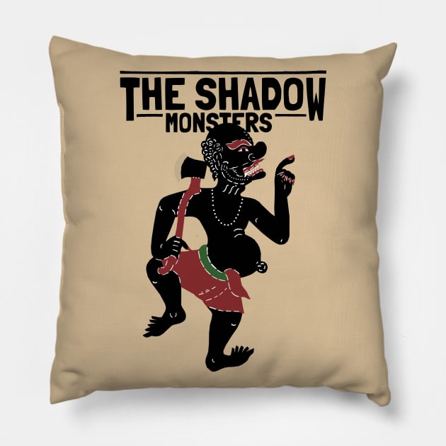 Shadow Puppet The Spirit Monsters Pillow by KewaleeTee